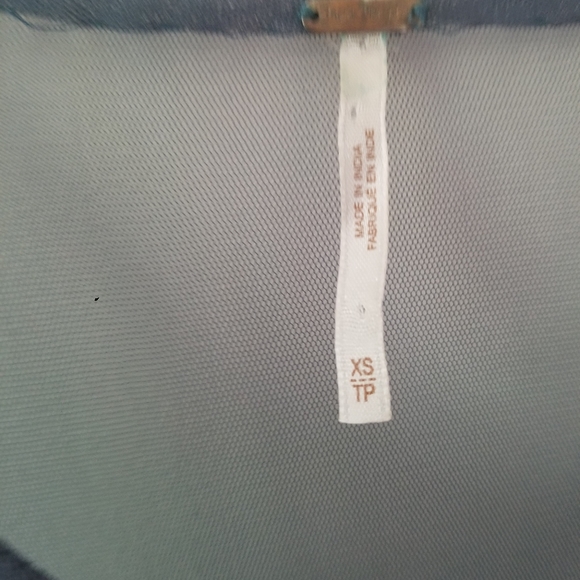 Free People dress embellished sheer sz XS - Picture 4 of 4